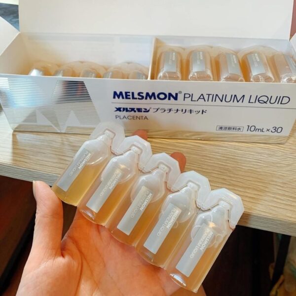 Nước Uống Nhau Thai Ngựa Melsmon Platinum Liquid 1