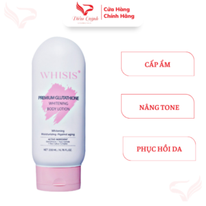 Kem Dưỡng Thể Ban Đêm Whisis Premium Glutathione Whitening Body Lotion 200ml