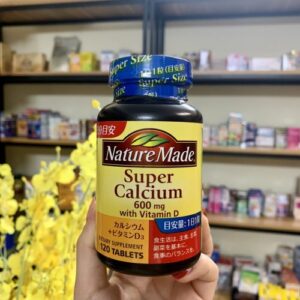 Viên Uống Canxi Nature Made Super Calcium With Vitamin D 600mg 3