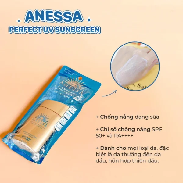 Kem Chống Nắng Anessa Perfect UV Sunscreen Skincare 3