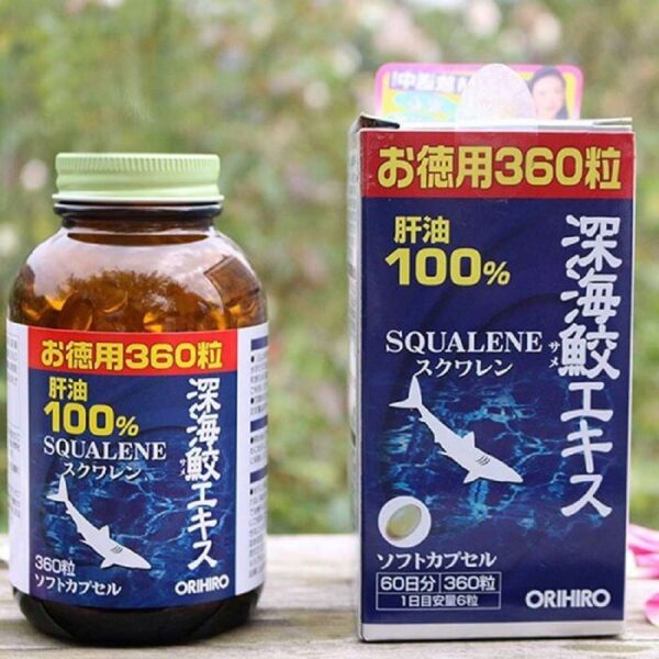 Viên Uống Sụn Vi Cá Mập Orihio Squalene 3